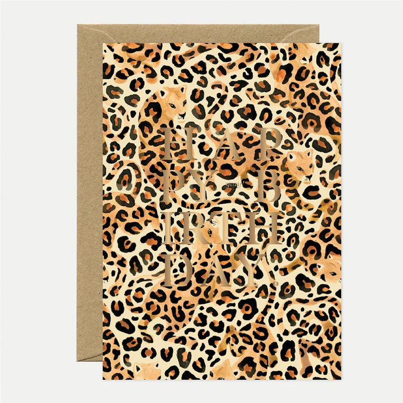 Leopard - Carte de voeux