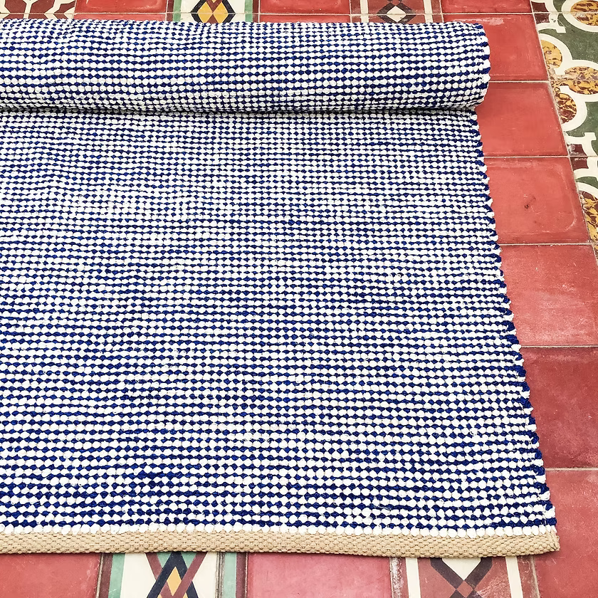 Tapis Pipocas Casa Cubista Crème & Noir