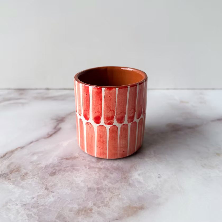 Casa Cubista Dash Red Espresso Cup