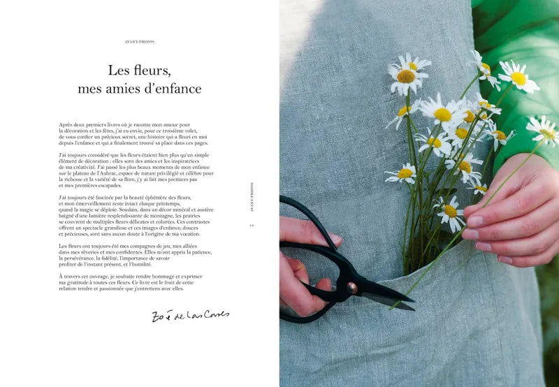 LIVRE - Les fleurs de Zoé de Las Cases
