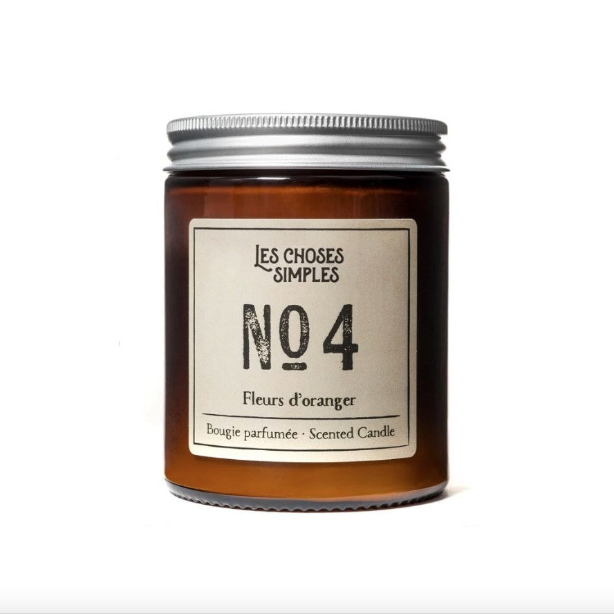 Bougie No 4 Fleurs d'oranger