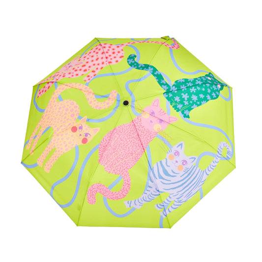 Parapluie duckhead chats citron vert