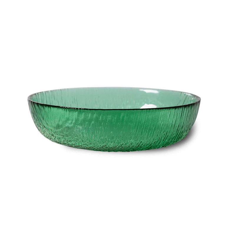 Bol en verre émeraude