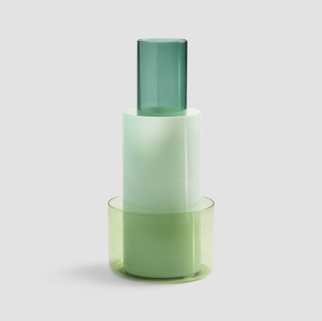 Vase amphie milky