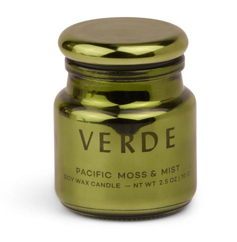 Bougie vert chromé - Pacific Moss