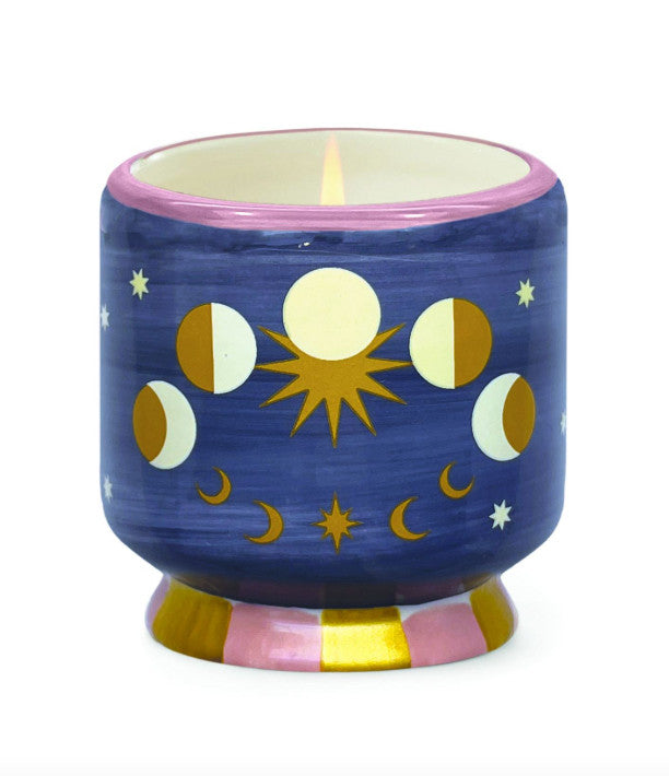 Bougie Adopo phases de lune - Jasmin & Rose