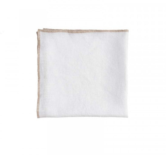 Serviette de table Venise en lin lavé