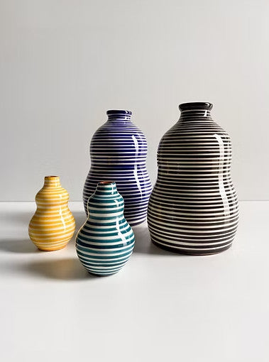 Vase gourde Classic Stripe Casa Cubista