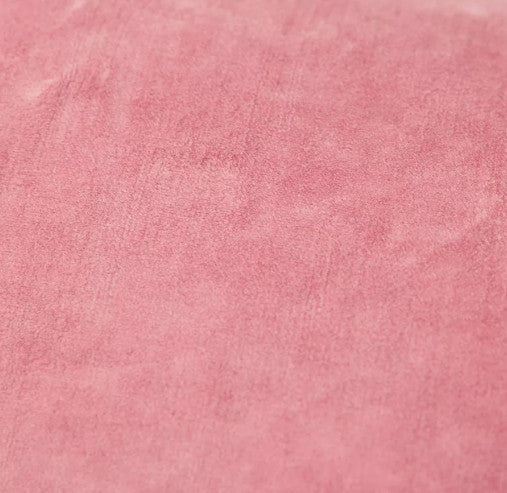 Coussin velours rose