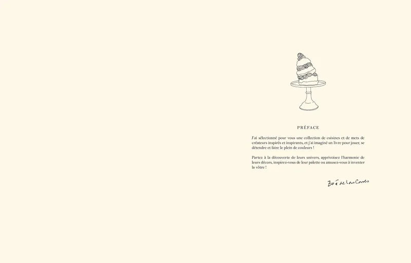 CAHIER DE COLORIAGES - Cuisines - Zoé de las Cases