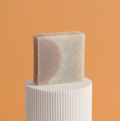 Savon exfoliant demi lune zeste de bergamote