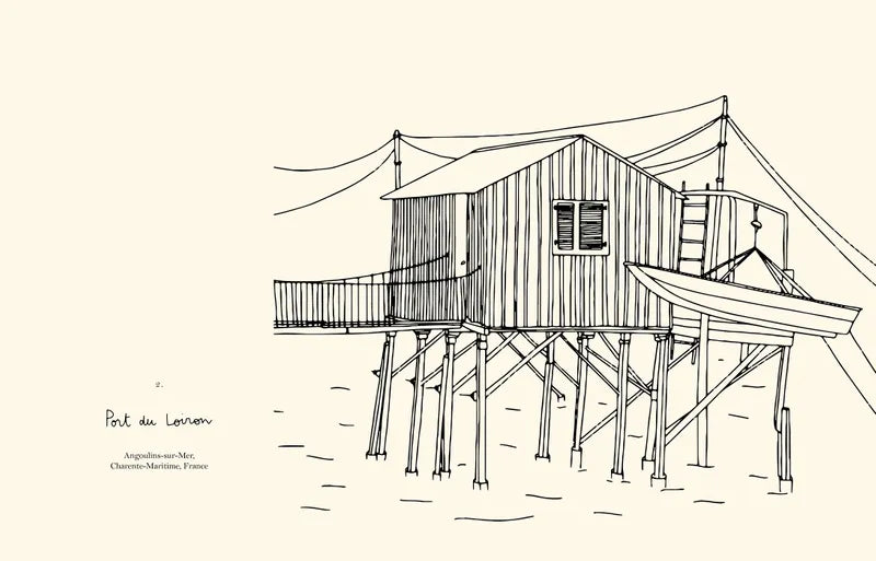 CAHIER DE COLORIAGES - Cabanes - Zoé de las Cases