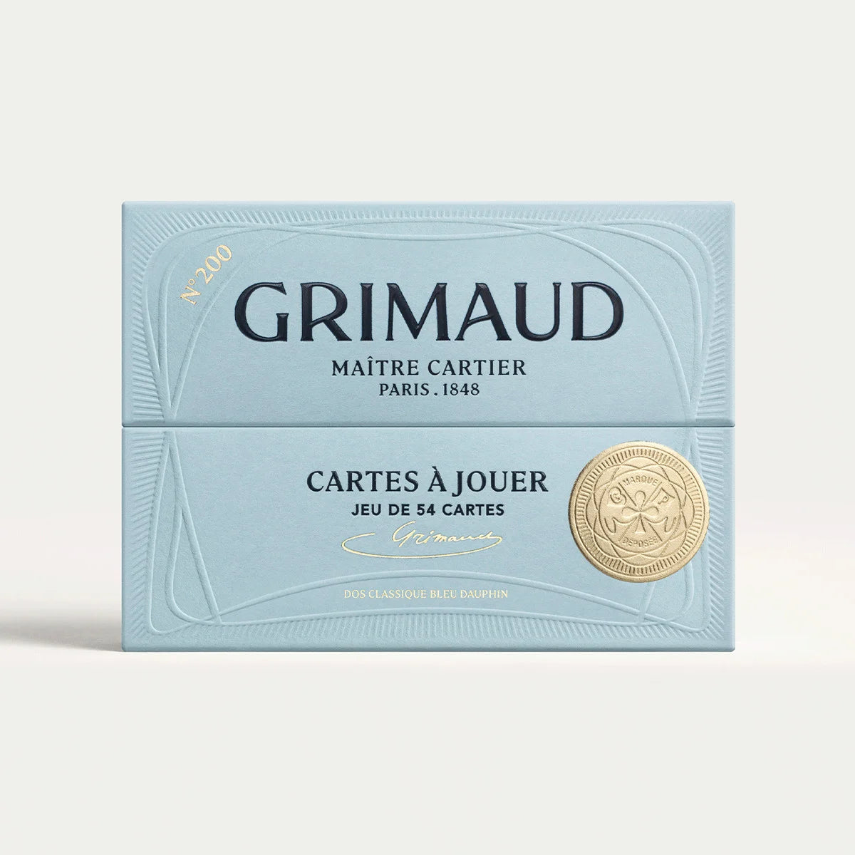 N°201 : Cartes à Jouer (Rouge Corail) Grimaud
