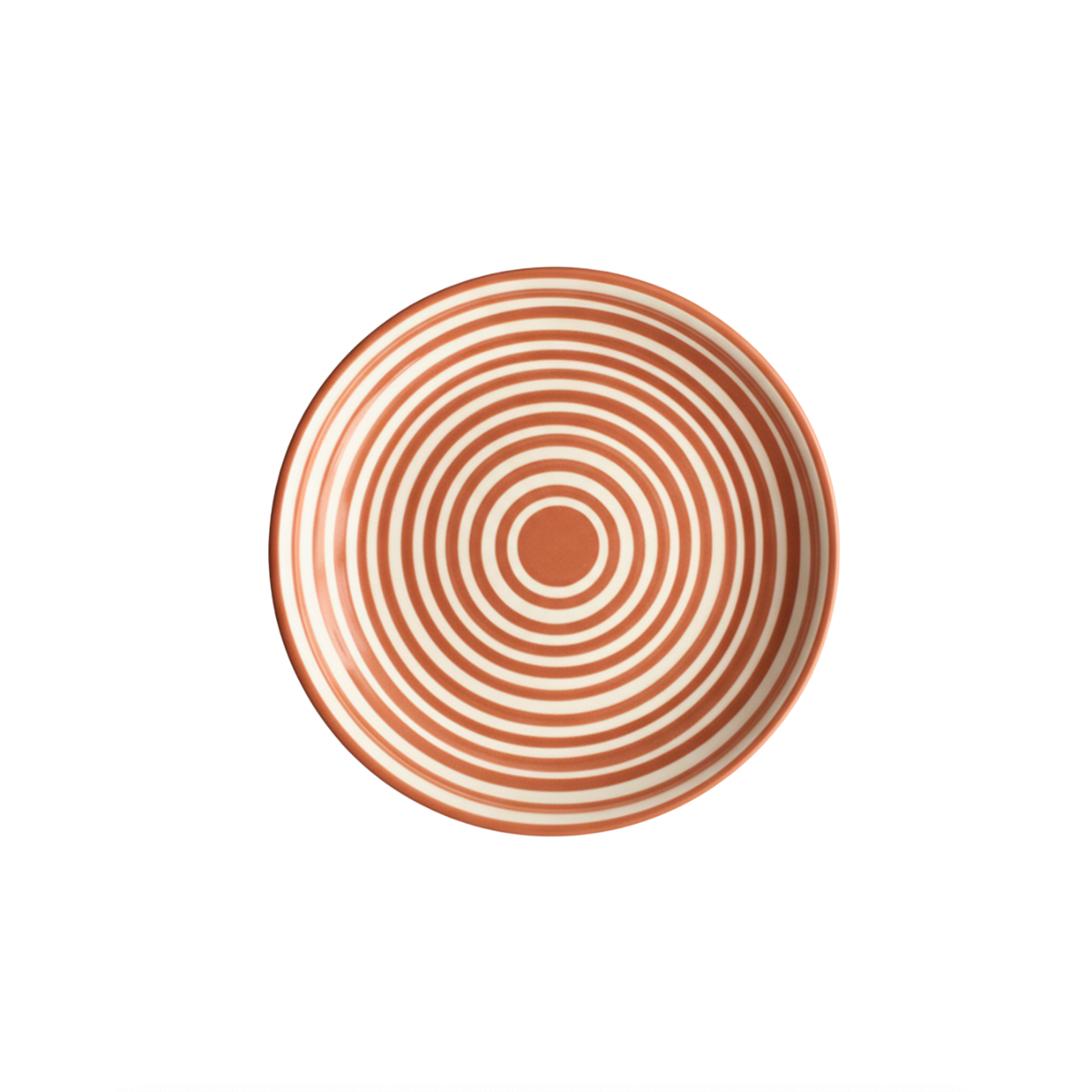 Petite assiette Classic Stripe Terracotta Casa Cubista