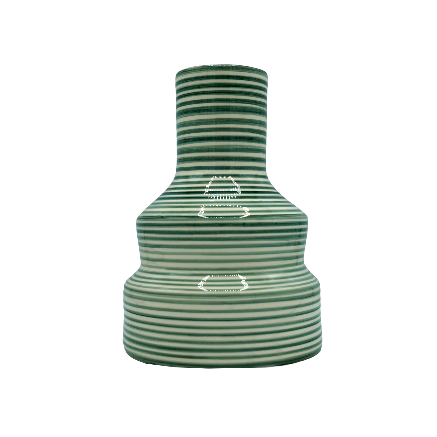 Vase escalier Sauge Classic Stripe Casa Cubista