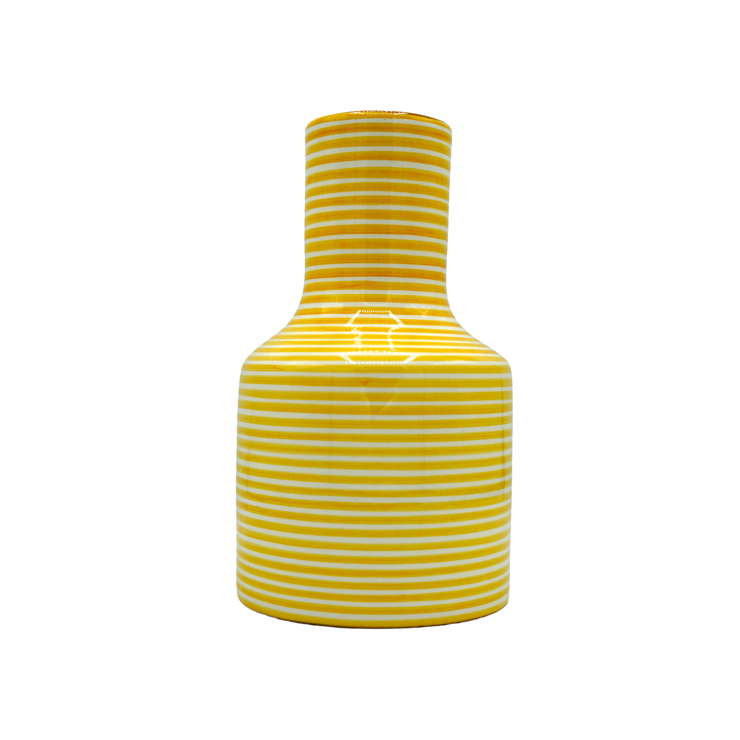 Vase garafe Jaune Classic Stripe Casa Cubista