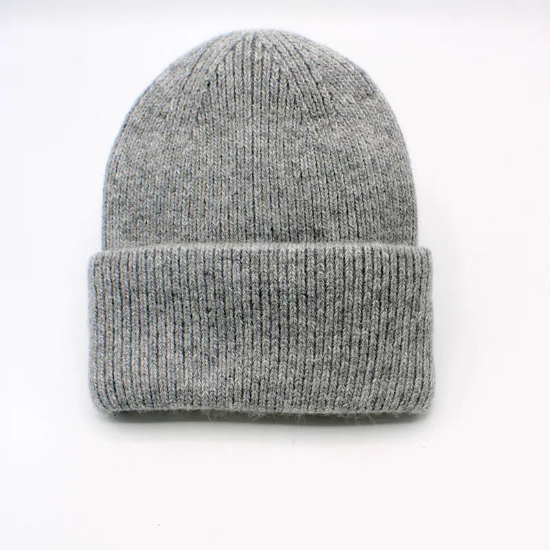 Bonnet Uni Angora Gris
