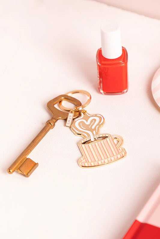 Porte clés Coffee reading