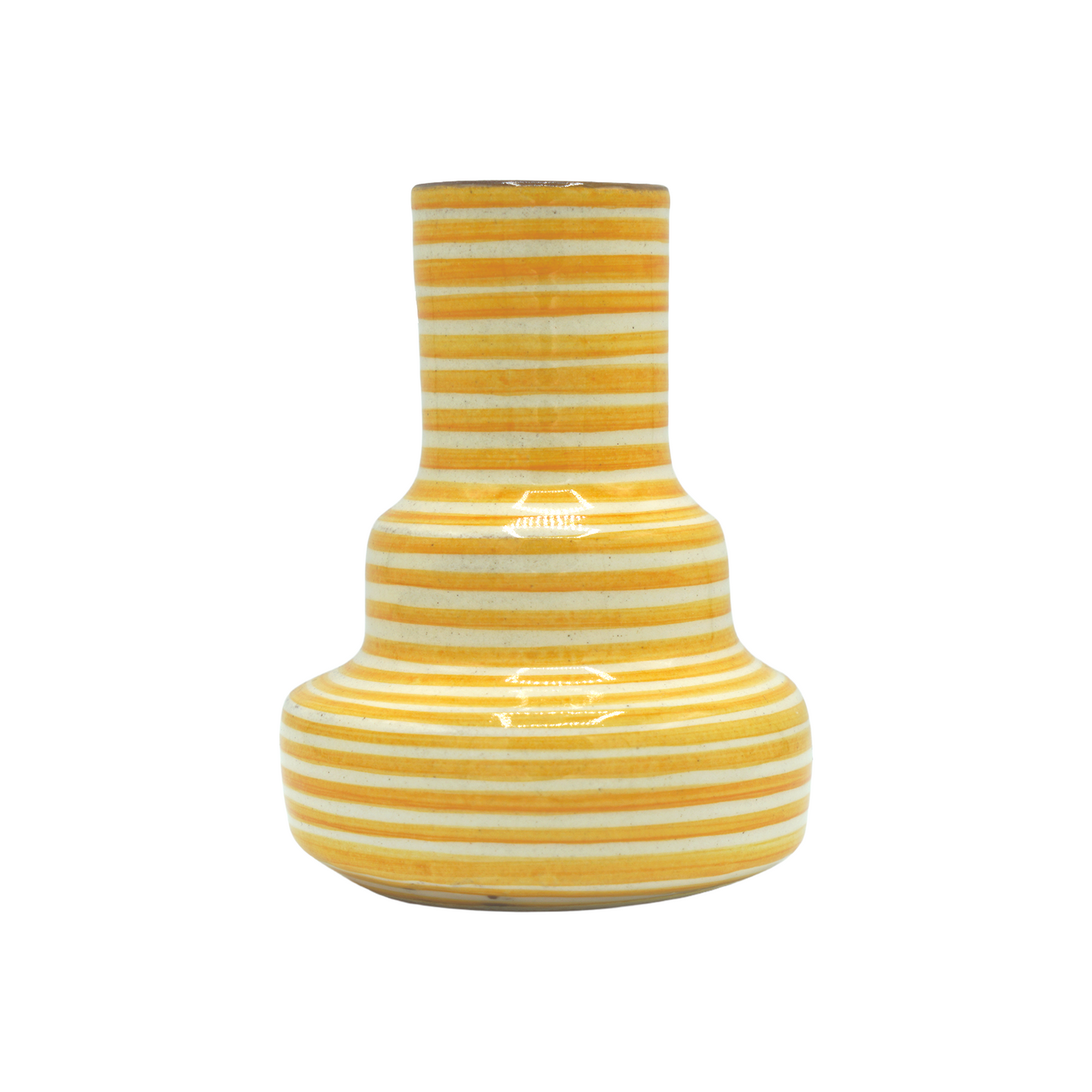 Mini vase escalier Jaune Classic Stripe Casa Cubista