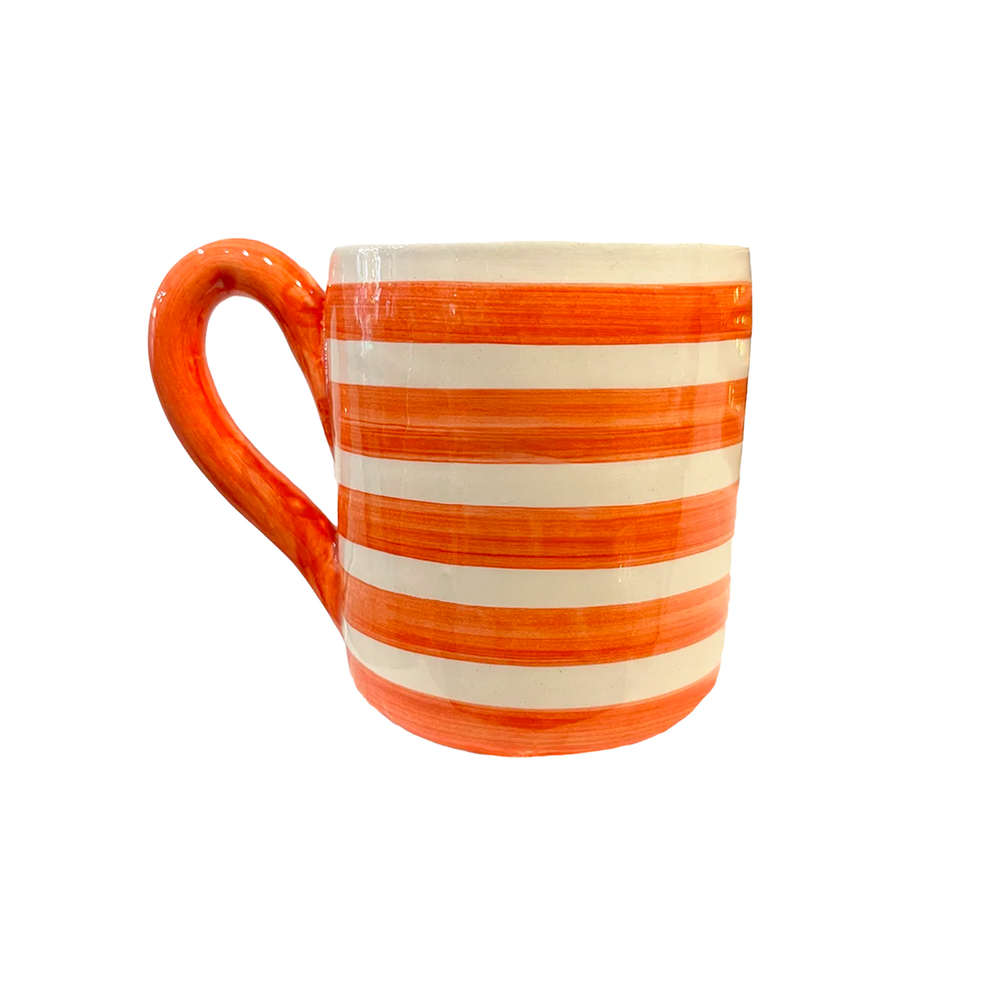 Red Bold Horizontal Stripes Mug Casa Cubista
