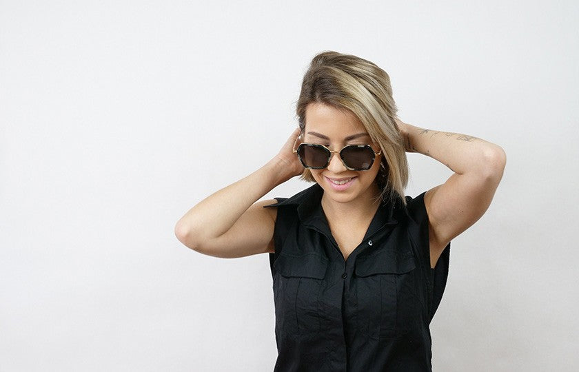 Lunettes Agatha verte - BINOCLE