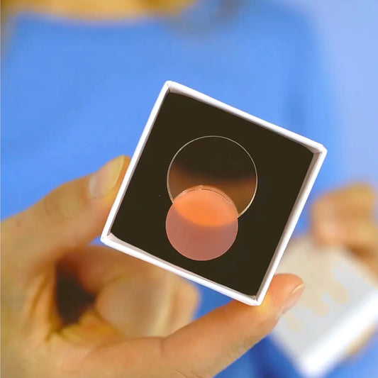 Broche confettis champagne