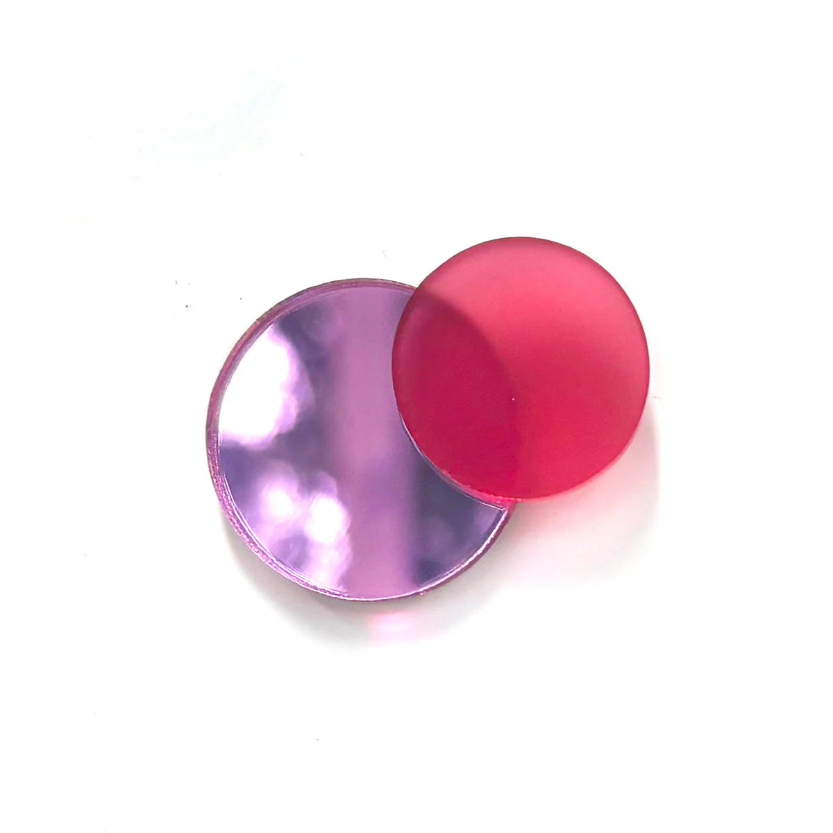 Broche confettis rose