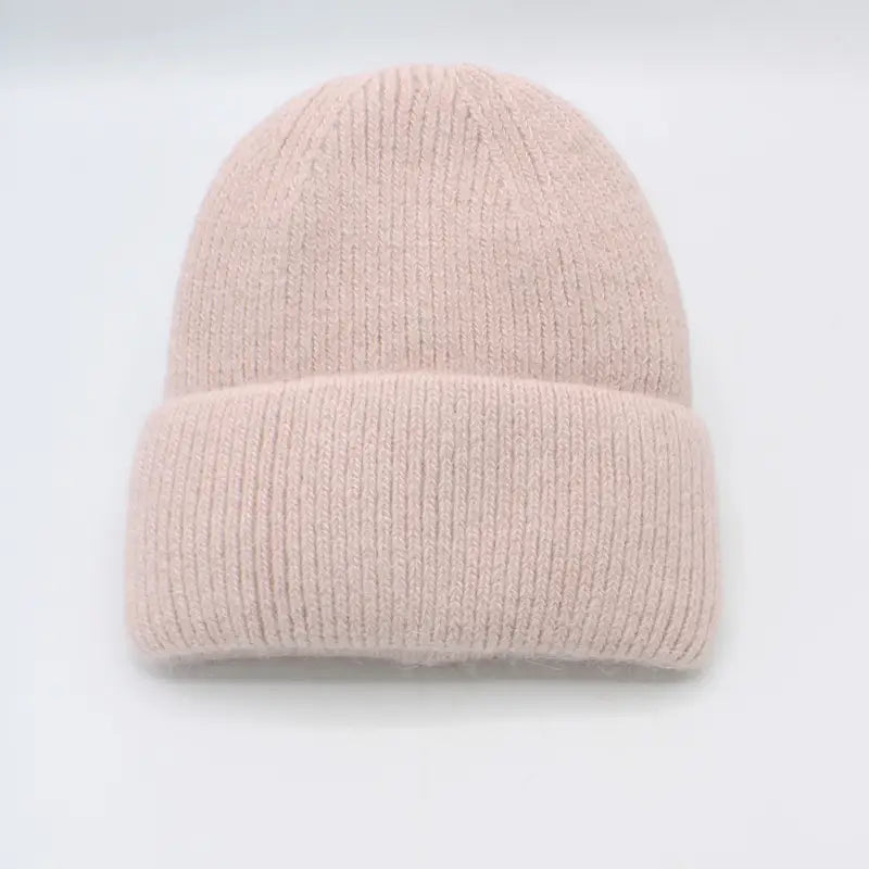 Bonnet Uni Angora Rose