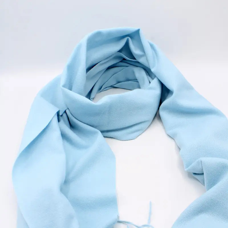 Echarpe sensation cachemire Bleu clair