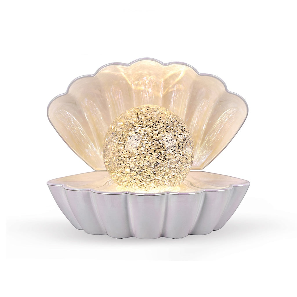 Lampe Coki blanche à paillettes