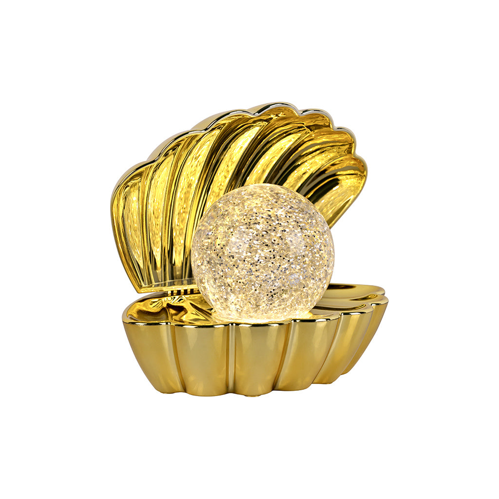 Lampe Coki doré à paillettes