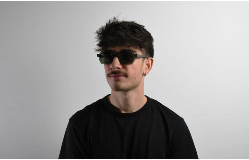 Lunettes John vert - BINOCLE