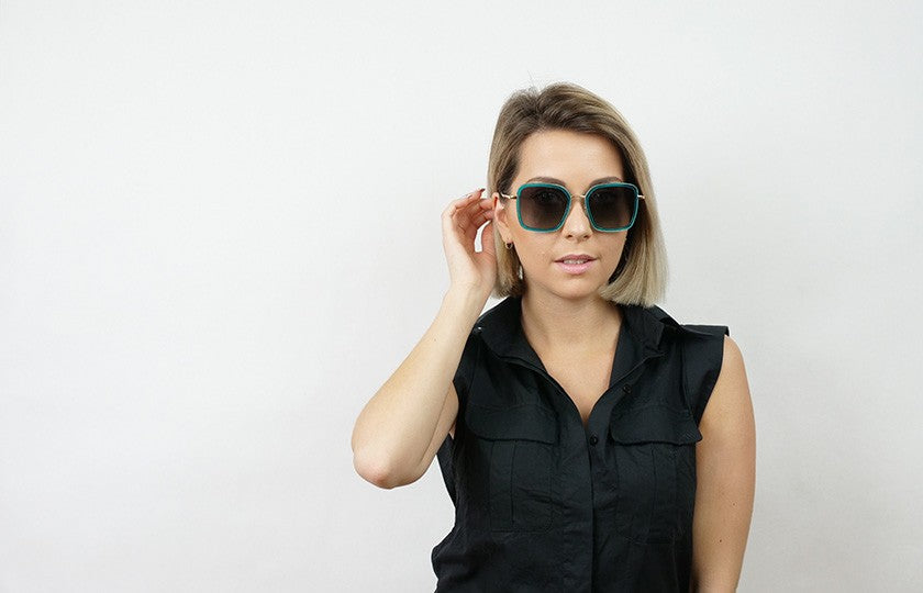 Lunettes Paloma turquoise - BINOCLE