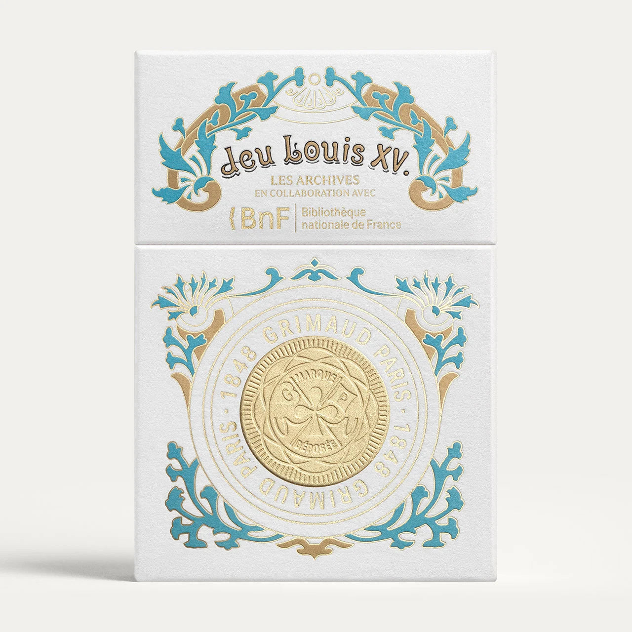 N°1504 : Les Archives en Collaboration avec la BNF - Jeu Louis XV, Bleu Dauphin
