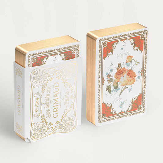 No. 201: Grimaud Playing Cards (Coral Red)