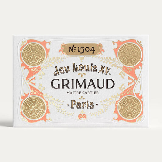 No. 201: Grimaud Playing Cards (Coral Red)