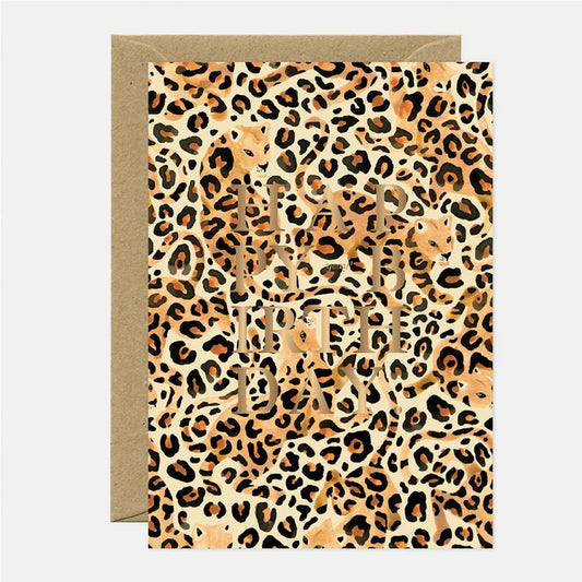 Leopard - Carte de voeux
