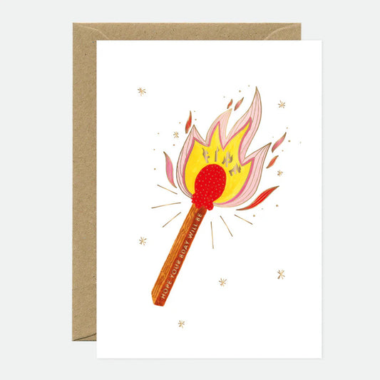 Fire Match - Carte de voeux
