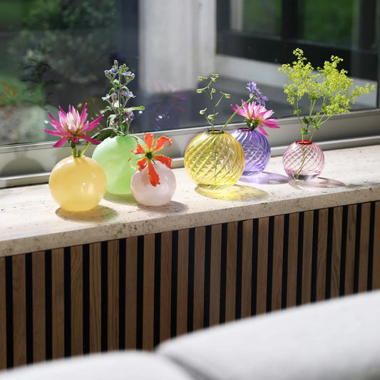 Vase Bubblegum en verre