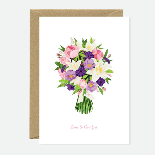 Love Comfort Bouquet - Carte de vœux
