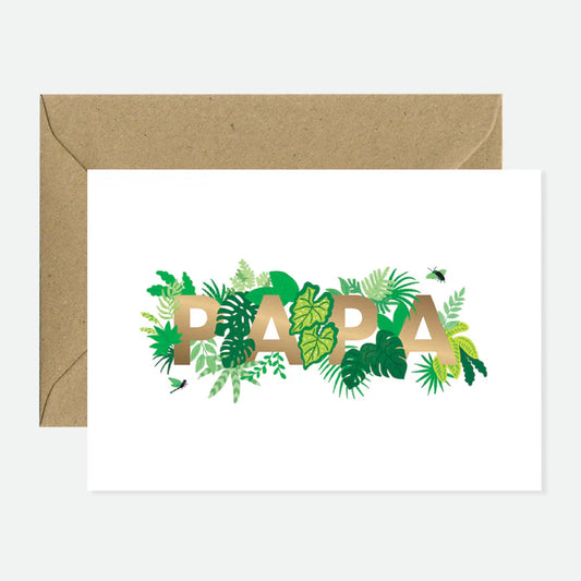 Papa Plants - Carte de vœux