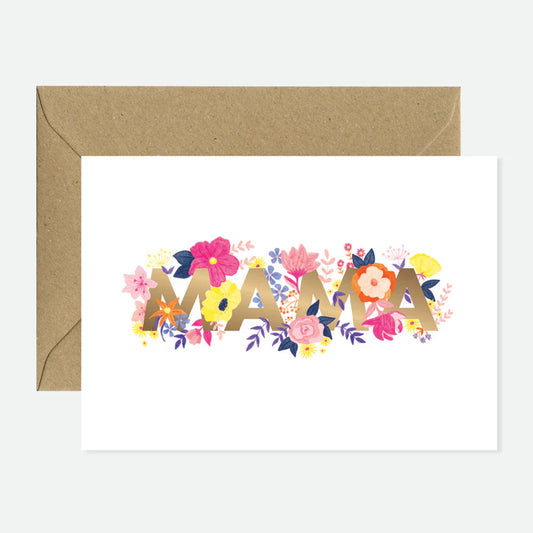 Mama Flowers - Carte de vœux
