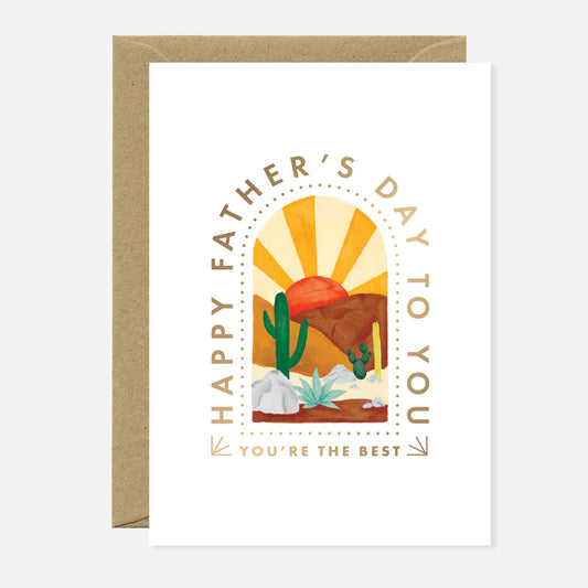 Father’s Day Gravure - Carte de voeux