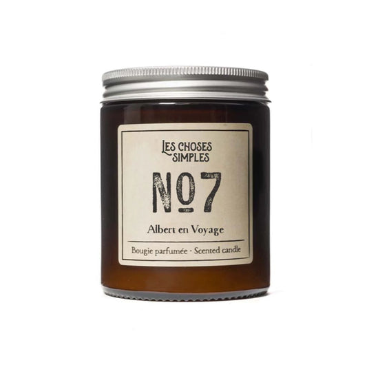 Bougie N°7 Albert en voyage
