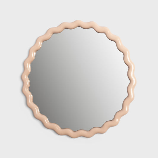 Miroir Zigzag rose