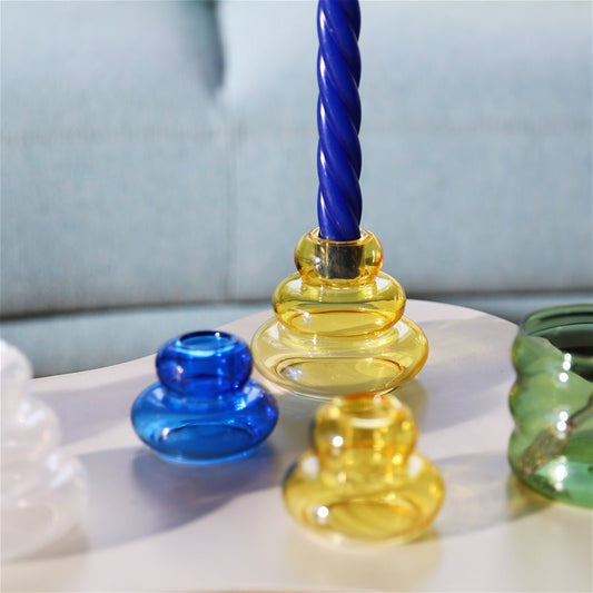 Bougeoir en verre &Klevering