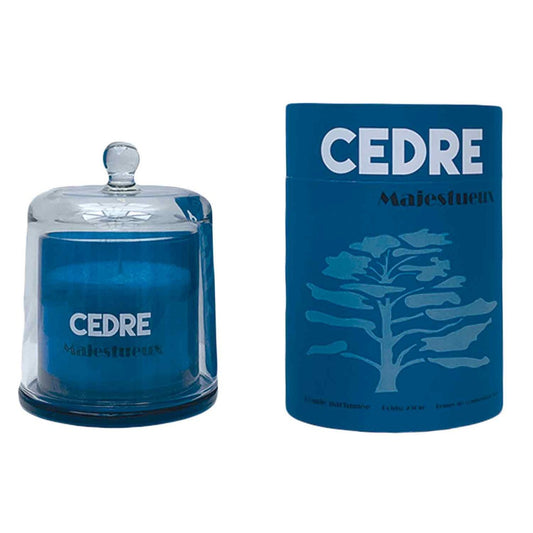 Bougie Arty Cèdre avec cloche