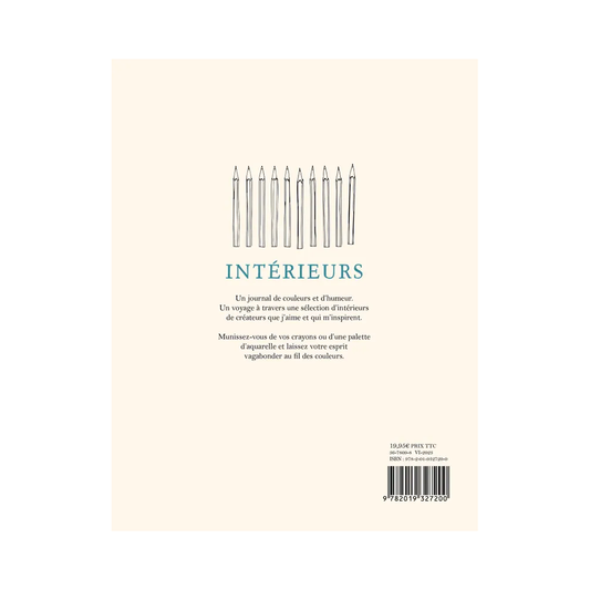 CAHIER DE COLORIAGES - Intérieurs - Zoé de las Cases