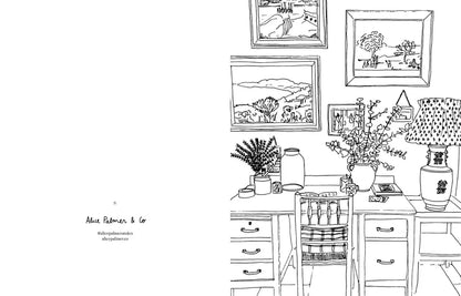 CAHIER DE COLORIAGES - Intérieurs - Zoé de las Cases