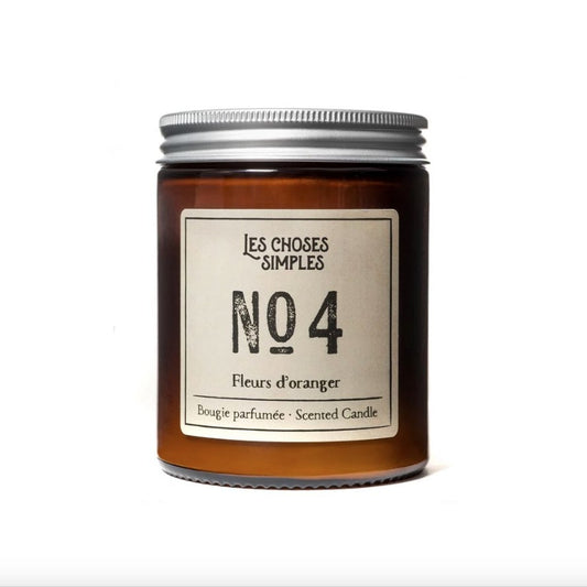 Bougie No 4 Fleurs d'oranger